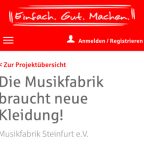 SPENDENAKTION ORCHESTERKLEIDUNG
